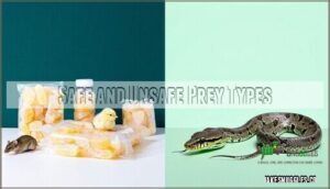 safe and unsafe prey types