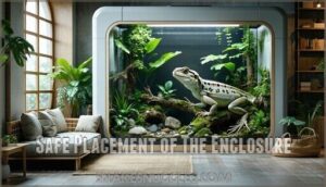 safe placement of the enclosure