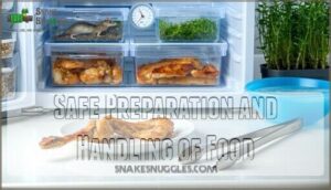 safe preparation and handling of food