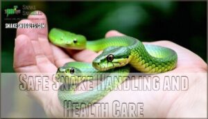 safe snake handling and health care