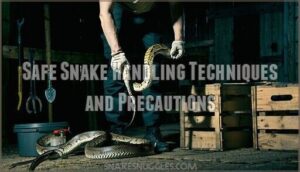 safe snake handling techniques and precautions