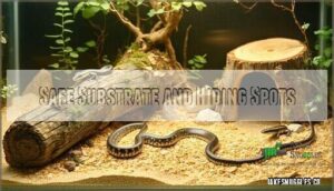 safe substrate and hiding spots