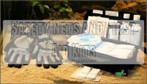 safety nets and first aid kits