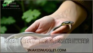 safety precautions for snake owners