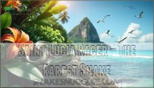 saint lucia racer – the rarest snake