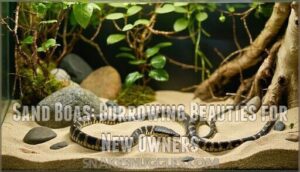 sand boas: burrowing beauties for new owners