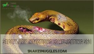 secondary infections complicating sfd