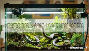secure and escape-proof enclosures