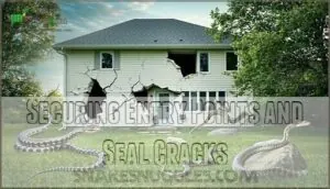 securing entry points and seal cracks securing entry points and seal cracks