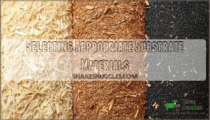 selecting appropriate substrate materials