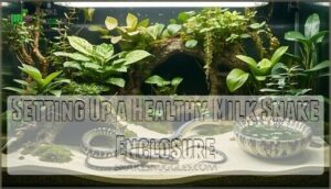 setting up a healthy milk snake enclosure