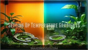 setting up temperature gradients