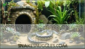 setting up the perfect snake habitat