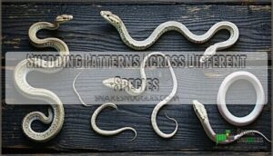shedding patterns across different species