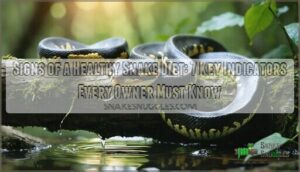 signs of a healthy snake diet