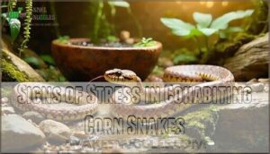 signs of stress in cohabiting corn snakes