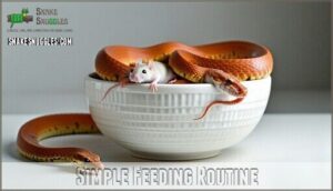 simple feeding routine