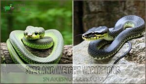 size and weight variations