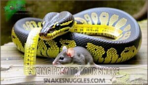 sizing prey to your snake