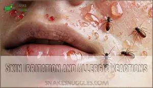 skin irritation and allergic reactions