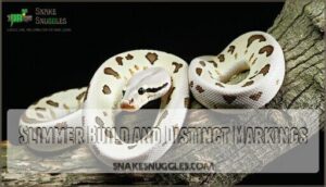 slimmer build and distinct markings