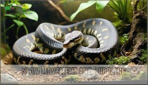slow movement and huddling