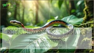 small milk snakes in the wild and captivity