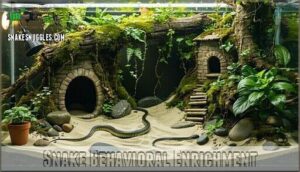 snake behavioral enrichment