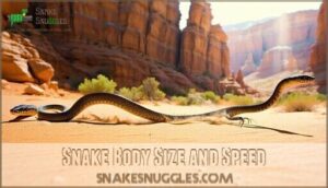 snake body size and speed