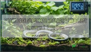 snake cage substrate replacement