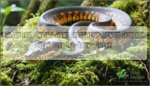 snake egg binding signs treatment