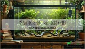 snake enclosure setup