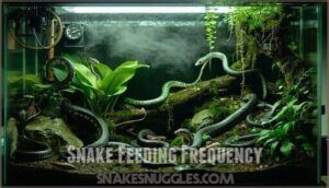 snake feeding frequency