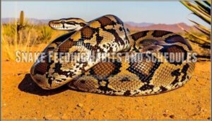 snake feeding habits and schedules