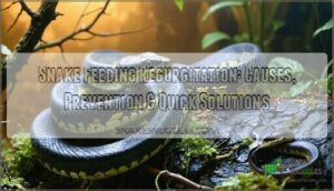 snake feeding regurgitation causes prevention