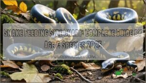 snake feeding size chart