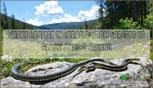 snake habitat in eurasia