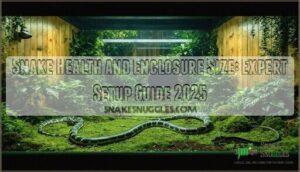 snake health and enclosure size