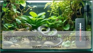 snake heating pad safety precautions