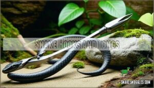 snake hooks and tongs