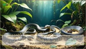 snake life cycle and growth