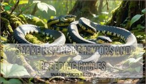 snake mating behaviors and breeding cycles