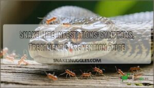 snake mite infestations