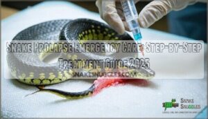 snake prolapse emergency care
