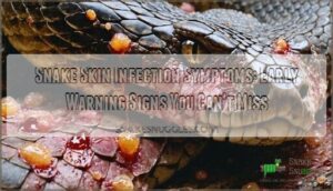 snake skin infection symptoms