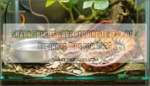 snake species care requirements