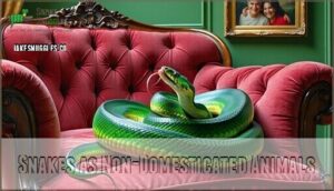 snakes as non-domesticated animals