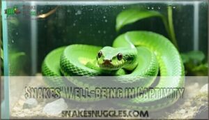 snakes' well-being in captivity