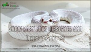 snow rosy boas (designer and limberg snows)