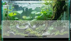 sources and causes of parasite outbreaks